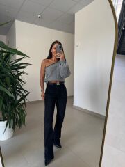 Spt 2023 Antrasit İspanyol Paça Pantolon