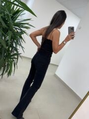 Spt 2023 Antrasit İspanyol Paça Pantolon