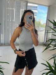 Zr Gray Blouse
