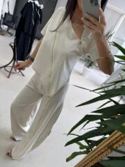 Kd 7905 Premium Fermuar Detaylı Tasarım Taş Takım