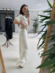 Kd 7905 Premium Fermuar Detaylı Tasarım Taş Takım