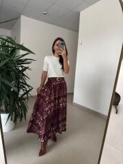 Dv 10426 Arkası Düğme Detaylı Ekru Kazak