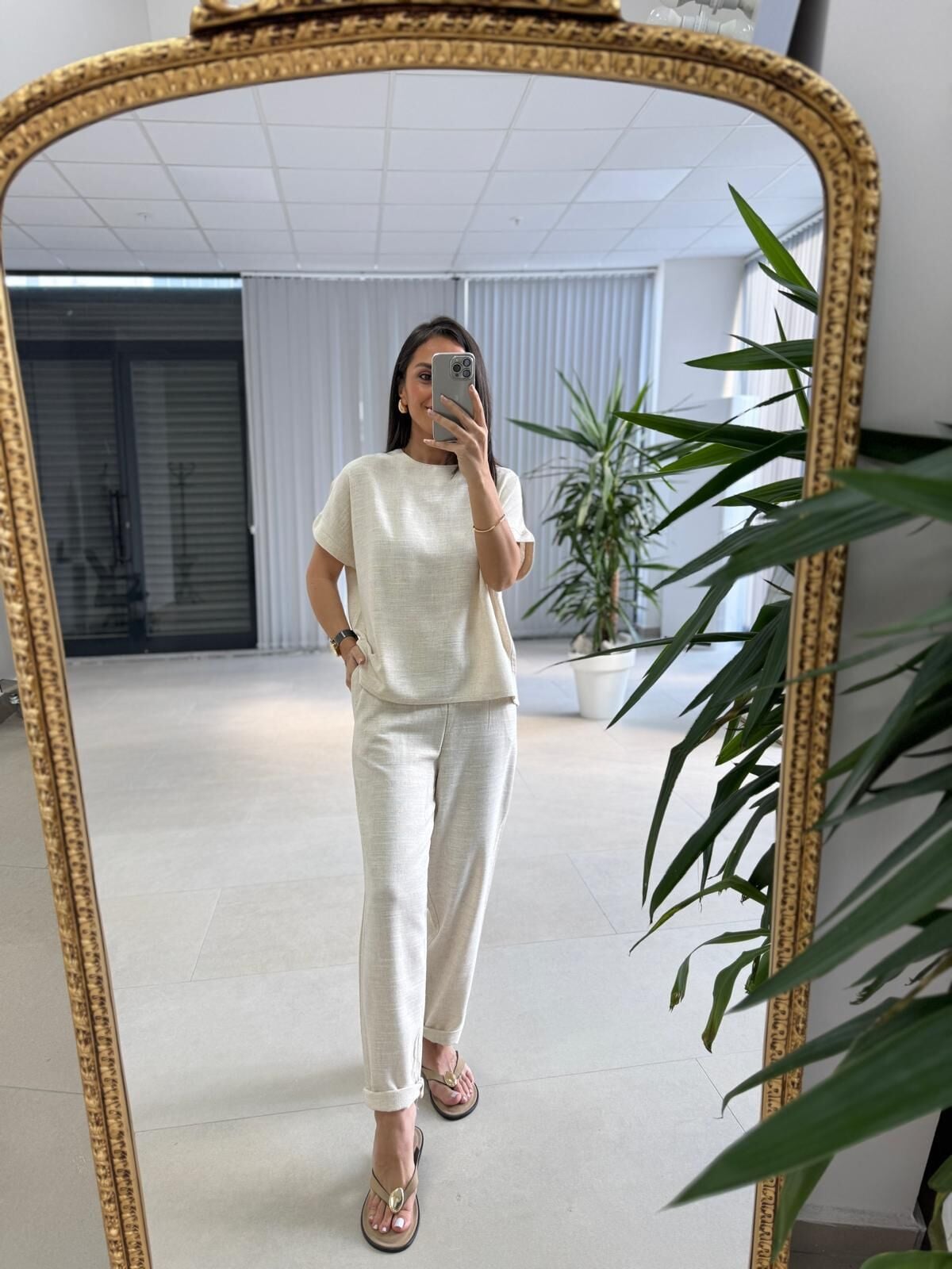 La 2157 Premium Naturel Takım Bluz