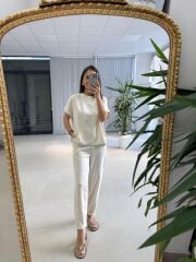 La 2157 Premium Naturel Takım Bluz