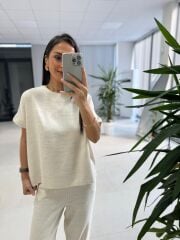 La 2157 Premium Naturel Takım Bluz