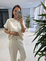 La 2157 Premium Naturel Takım Bluz