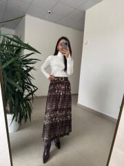 155 A.Kahve Kare Tokalı  Kemer