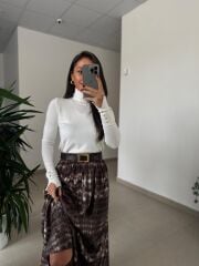 155 A.Kahve Kare Tokalı  Kemer