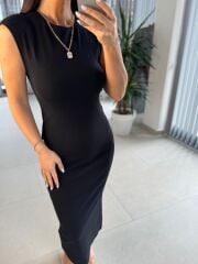 Df Basic Siyah Kalem Elbise