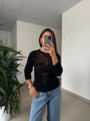 Orj. Marka Yumoş Dantel Detaylı Kazak