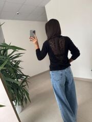 Orj. Marka Yumoş Dantel Detaylı Kazak