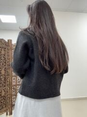 Pi 2749 Orj Marka Figürlü Antrasit Kazak