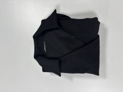 Mc Kruvaze Simli Tokalı Siyah Elbise