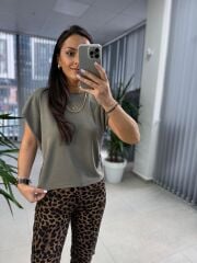 Cr 5003 Mint Yeşili Modal Bluz