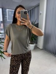 Cr 5003 Mint Yeşili Modal Bluz