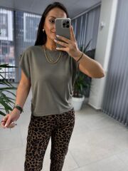 Cr 5003 Mint Yeşili Modal Bluz