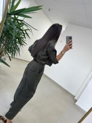 Sh 60593 Gold Fermuarlı Paraşüt İkili Haki Takım