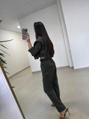 Sh 60593 Gold Fermuarlı Paraşüt İkili Haki Takım