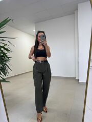 Sh 60593 Gold Fermuarlı Paraşüt İkili Haki Takım