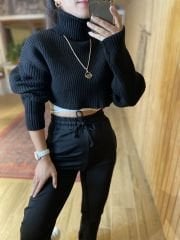 Orj marka balıkcı crop kazak