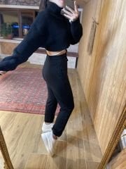 Orj marka balıkcı crop kazak