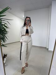 Sh 60593 Gold Fermuarlı Paraşüt İkili Taş Takım