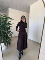 Dv 1268 Droplu Balıkçı Kahve Kazak