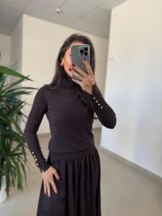 Dv 1268 Droplu Balıkçı Kahve Kazak