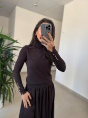 Dv 1268 Droplu Balıkçı Kahve Kazak