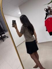 Po Vizon Polo Yaka Cep Detaylı Kısa Kol Triko Bluz