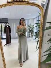 Nx 2828 Modal Haki Gömlekli Takım Elbise