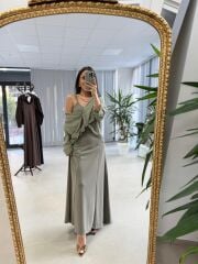 Nx 2828 Modal Haki Gömlekli Takım Elbise