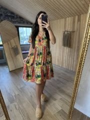 Mng Batik fosforlu viskon elb
