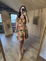 Mng Batik fosforlu viskon elb