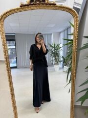 Nx 2828 Modal Siyah Gömlekli Takım Elbise