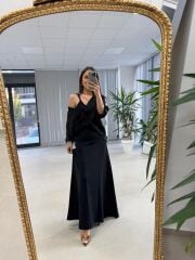 Nx 2828 Modal Siyah Gömlekli Takım Elbise