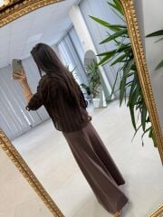 Nx 2828 Modal Kahve Gömlekli Takım Elbise