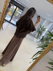 Nx 2828 Modal Kahve Gömlekli Takım Elbise