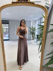 Nx 2828 Modal Kahve Gömlekli Takım Elbise