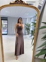 Nx 2828 Modal Kahve Gömlekli Takım Elbise