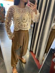 lace knit knitwear