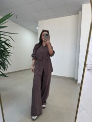 Art 4017 Vizon Bel Büzgülü Tensel İkili Takım