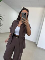 Art 4017 Vizon Bel Büzgülü Tensel İkili Takım