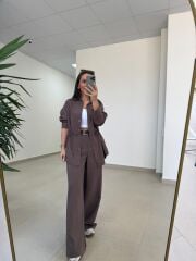 Art 4017 Vizon Bel Büzgülü Tensel İkili Takım