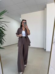 Art 4017 Vizon Bel Büzgülü Tensel İkili Takım