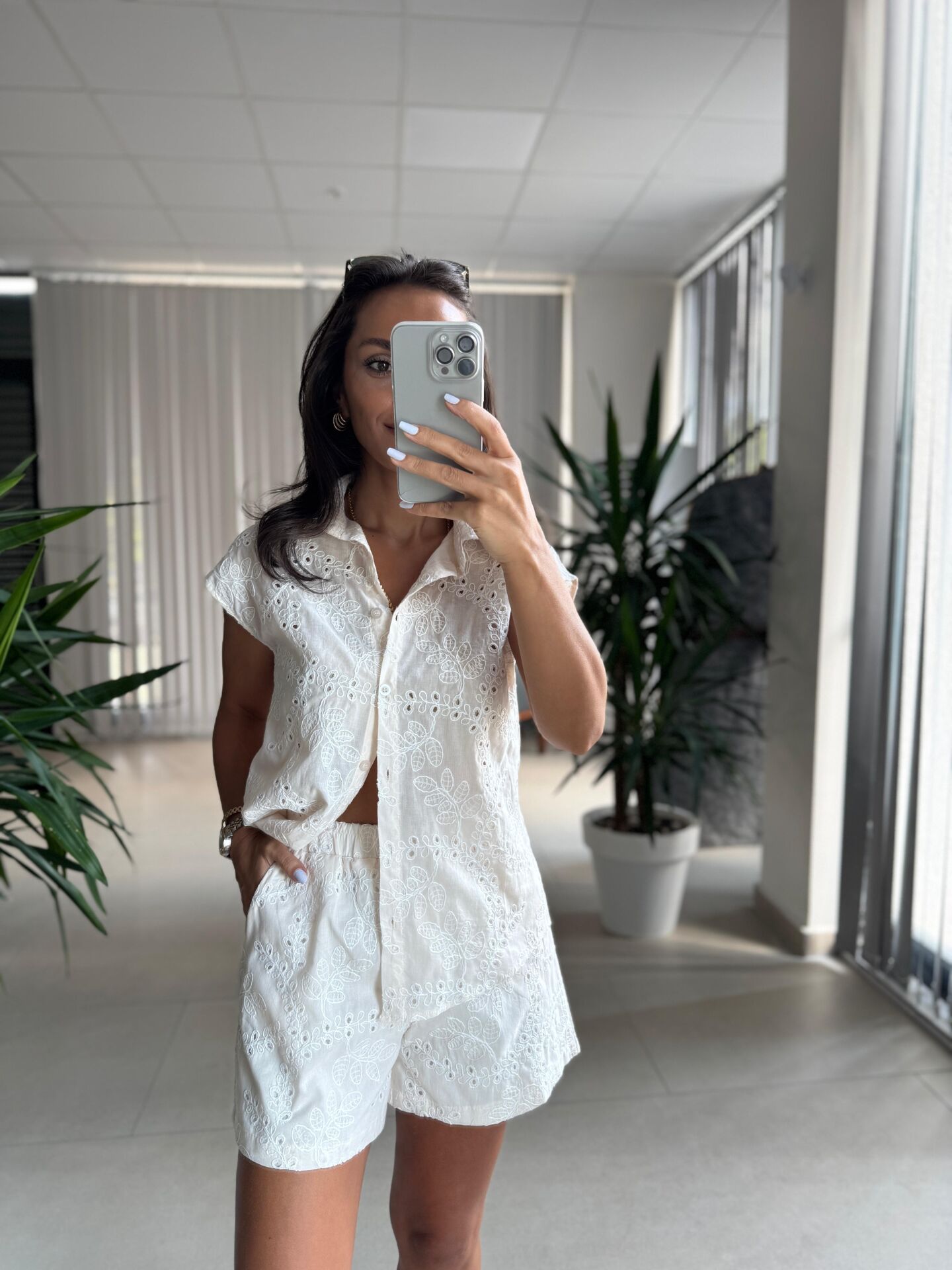 Bb 28968 Krem Fisto Şortlu Takım