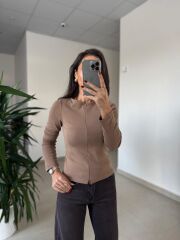 Dv 31993 Vizon Gizli Fermuarlı Bluz