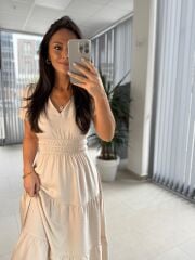 Np 2053 Taş Bel Gipeli Tensel Elbise