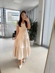 Np 2053 Taş Bel Gipeli Tensel Elbise