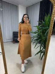 Sg Camel Çan Triko Elbise